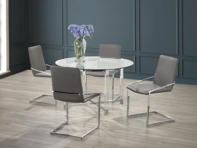 Salle à Manger Jayden, 5 piéces, Gris