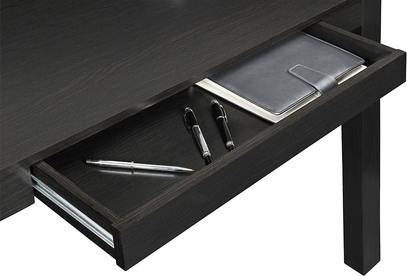 Parsons Computer Desk with Drawer, Espresso