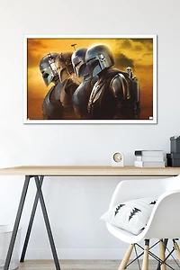Star Wars: The Mandalorian Season 3 - Helmets Wall Poster