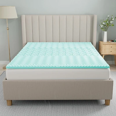 Surmatelas en mousse à mémoire de forme Dream Serenity® de 3,8 cm (1,5 po), 5 zones - D