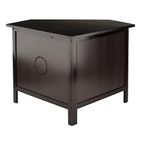 Support de téléviseur de coin Zena de Winsome en espresso - 92634