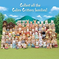 Calico Critters Hopper Kangaroo Family, Set of 4 Collectible Doll Figures