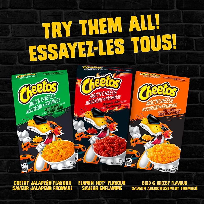 Cheetos Macaroni & Cheese Bold & Cheesy Pasta, 170 g.