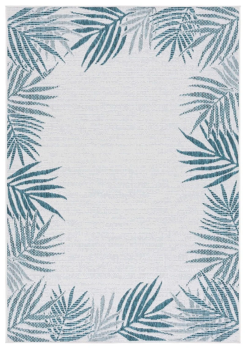 SAFAVIEH Beach House Cherlyn  Botanical Indoor/Outdoor Area Rug