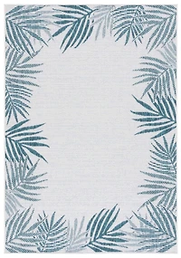 SAFAVIEH Beach House Cherlyn  Botanical Indoor/Outdoor Area Rug