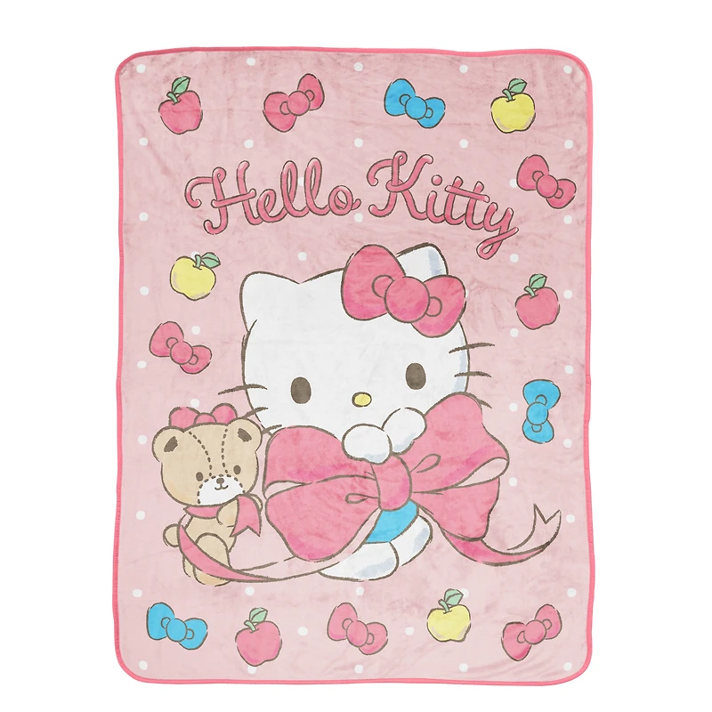 Hello Kitty Plush Fleece Throw