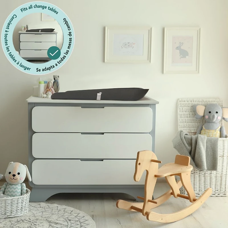 Matelas à langer en mousse de luxe babyworks™ Parfait pour les nouveau-nés et plus!
