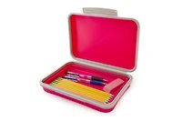 It's Academic Flexi Storage Box, Pink/Gray