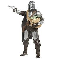 Star Wars Galactic Action The Mandalorian & Grogu, figurines électroniques interactives de 30 cm