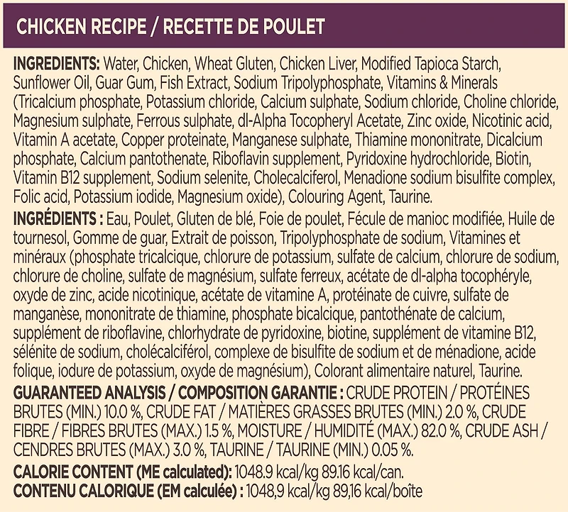 SPECIAL KITTY RECETTE DE POULET GRILLÉ EN SAUCE POULET GRILLÉ EN SAUCE