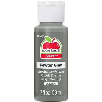 Apple Barrel Colors, 59 ml Gris d’étain Peinture acrylique mate