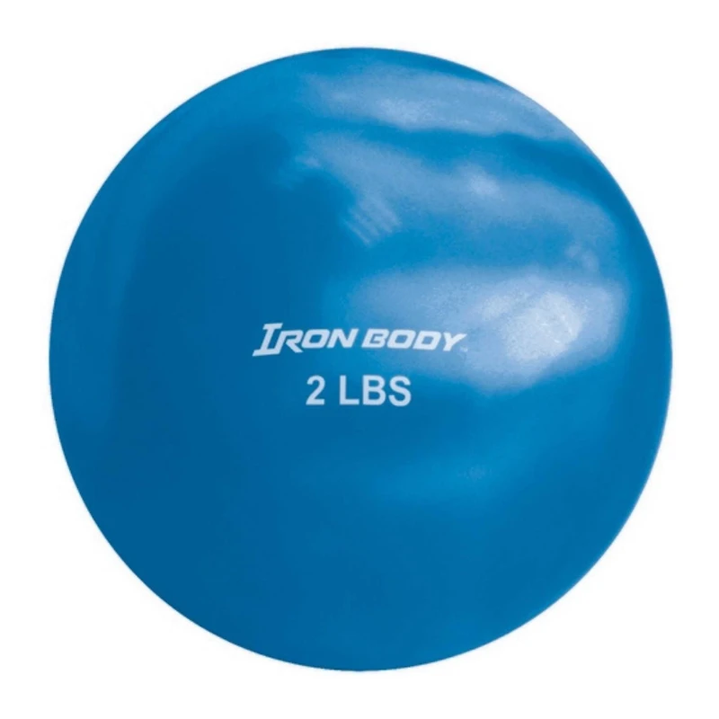 IBF Iron Body Fitness 2 lb. Toning Balls Pair - 2 x 2 lbs. Toning Balls for Pilates, Yoga, Aerobics, and Stretching