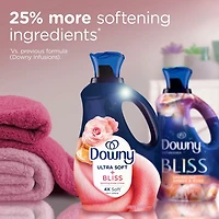 Downy Infusions Laundry Fabric Softener Liquid, BLISS, Sparkling Amber and Rose, 120 Loads, 2.4 L