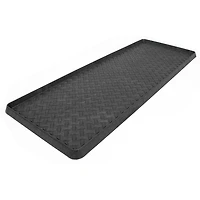 Plateau économiseur d'espace pour bottes, 14 po x 38 po, noir Plateau en matériaux recyclés