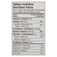 Ailes de poulet Buffalo La Cage 550g