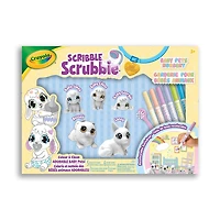 Ensemble de chambre à coucher pour bébés animaux Scribble Scrubbie de Crayola Fais la connaissance des bébés animaux