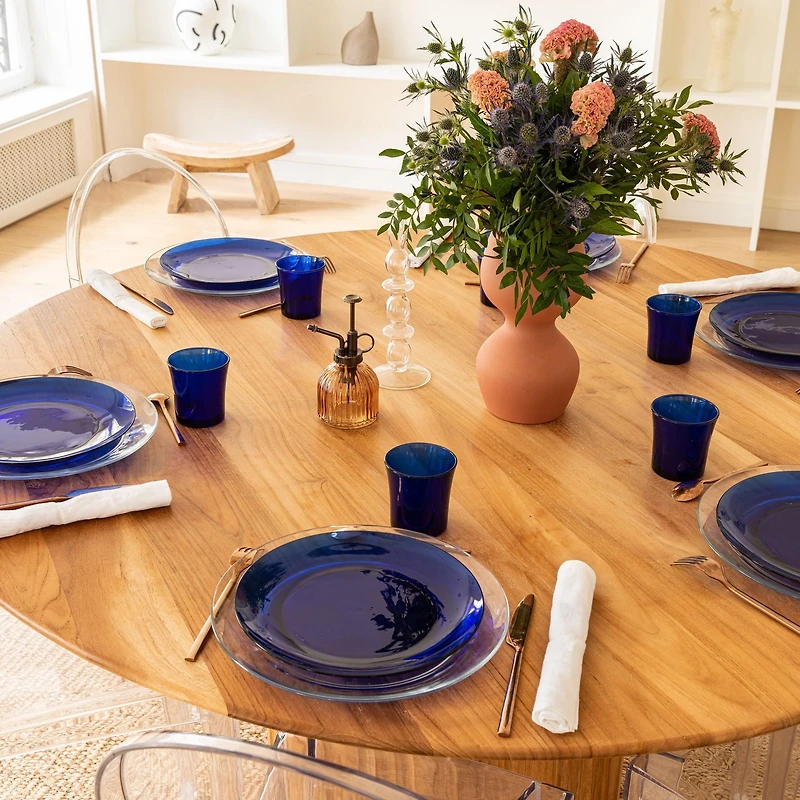 Duralex Lys Saphir Deep Plate 19cm, Set of 6