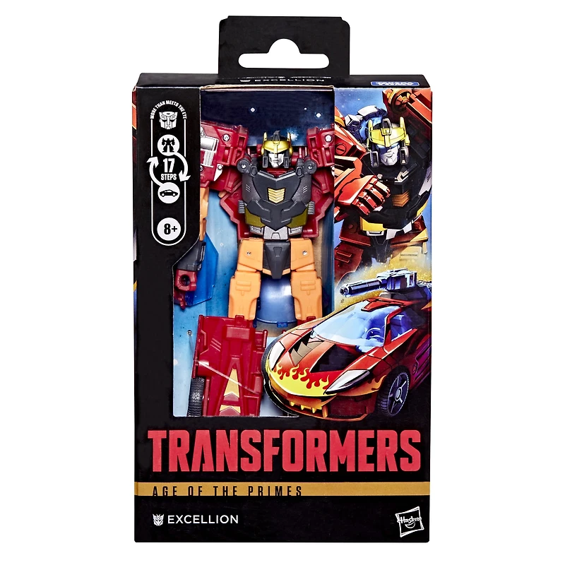 Transformers Age of the Primes, figurine Excellion classe Deluxe de 14cm, Transformers: Cybertron À partir de 8 ans