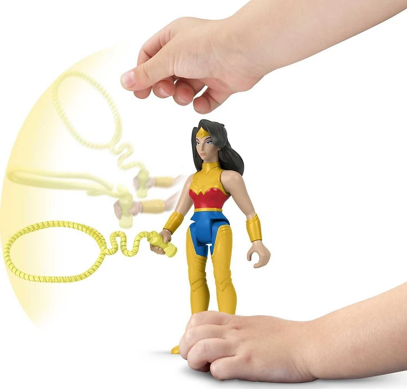 Wonder Woman et PB DC League of Super-Pets de ​Fisher-Price, coffret de 2 figurines