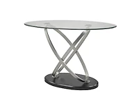 Ensemble café Rowan 3 pièces, noir/argent.