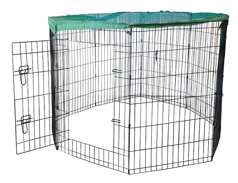 48" Wire Dog Pet Exercise Pen avec couverture amovible