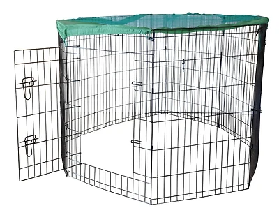 48" Wire Dog Pet Exercise Pen with Removable Cover