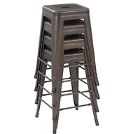 Heavenly Collection Gunmetal Tabouret de Comptoir