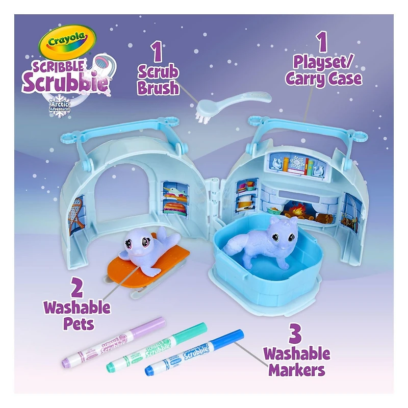 Compagnons de l'arctique Scribble Scrubbie Crayola