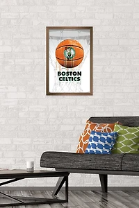 NBA Boston Celtics - Drip Ball 20 Wall Poster