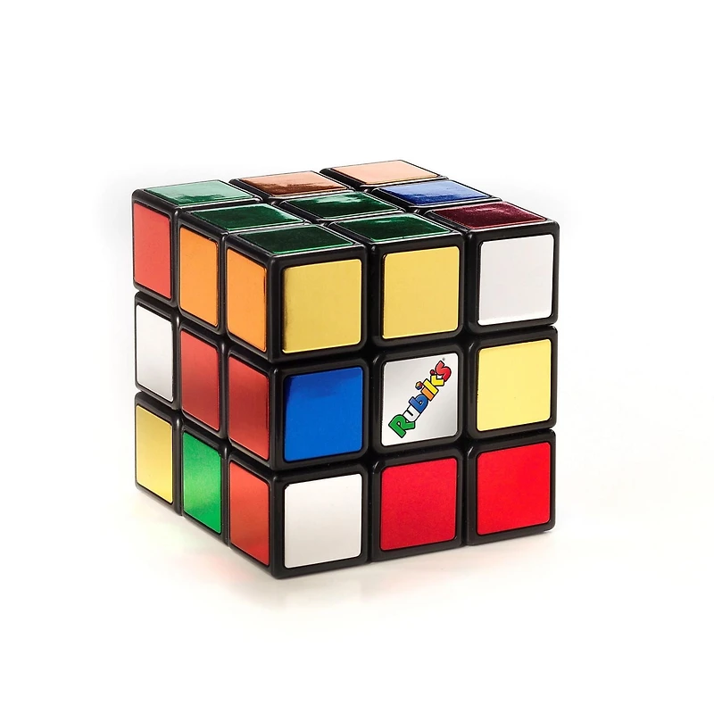 Rubik's Cube Metallic, édition 40e anniversaire, Cube 3x3 avec un petit plus, Casse-tête classique