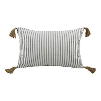 FRAÎCHE Holiday Wreath Cushion, 20x13-in