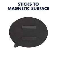 Quartet Speech Bubble Magnetic Dry Erase Board, Whiteboard, 1 Marker, 1 Magnet, 11" x 8.5"