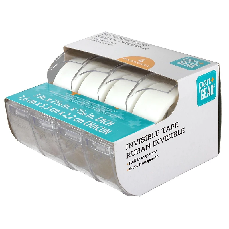 PEN & GEAR INVISIBLE TAPE 4PK