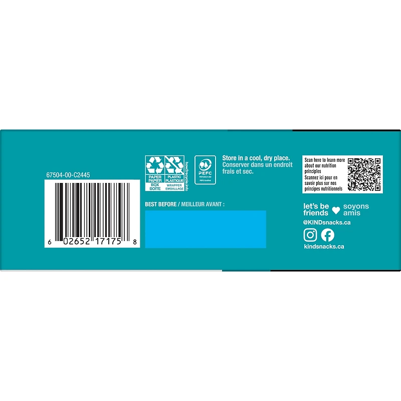 KIND Nuts Sea Salt & Dark Chocolate Bar, 40g, 12 Bars