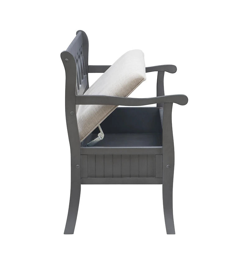 Banc de Rangement Harland, Gris