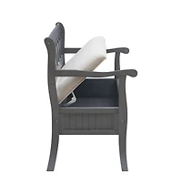 Banc de Rangement Harland, Gris