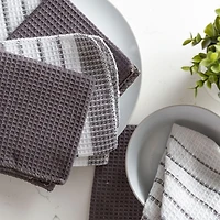 Fouta Stripe Set of 6 Cotton Dish Cloth