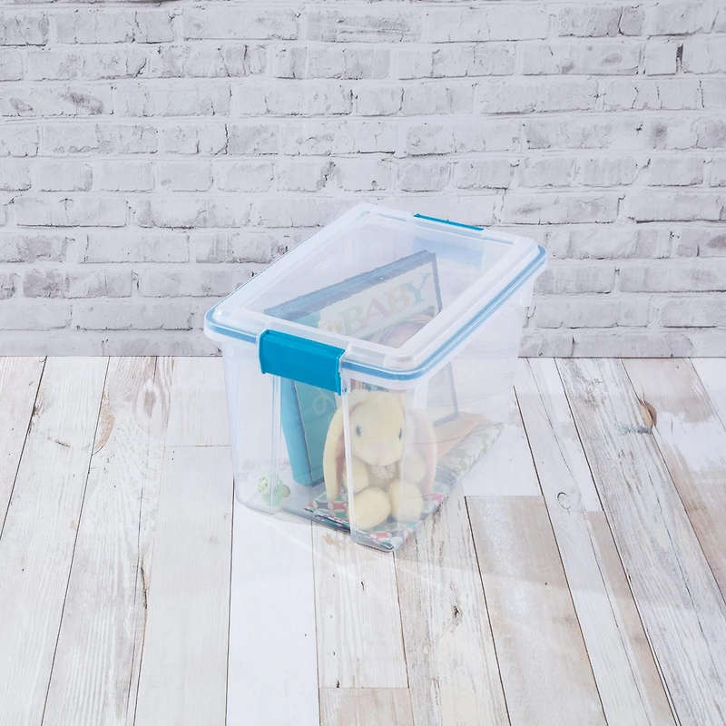 Boîte étanche transparent moyenne de 19 litres 19 litres
