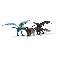 Dreamworks Dragons, How to Train Your Dragon, Deadly Nadder & Astrid, Viking Duo Action Figures, Ages 4+