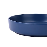 Mainstays Alessandra Matte Blue Stoneware Round Dinner Bowl