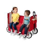 Radio Flyer Wagon tout-terrain à pliage facile avec auvent