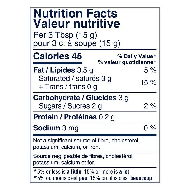 Garniture Fouettée Surgelée Originale 1L