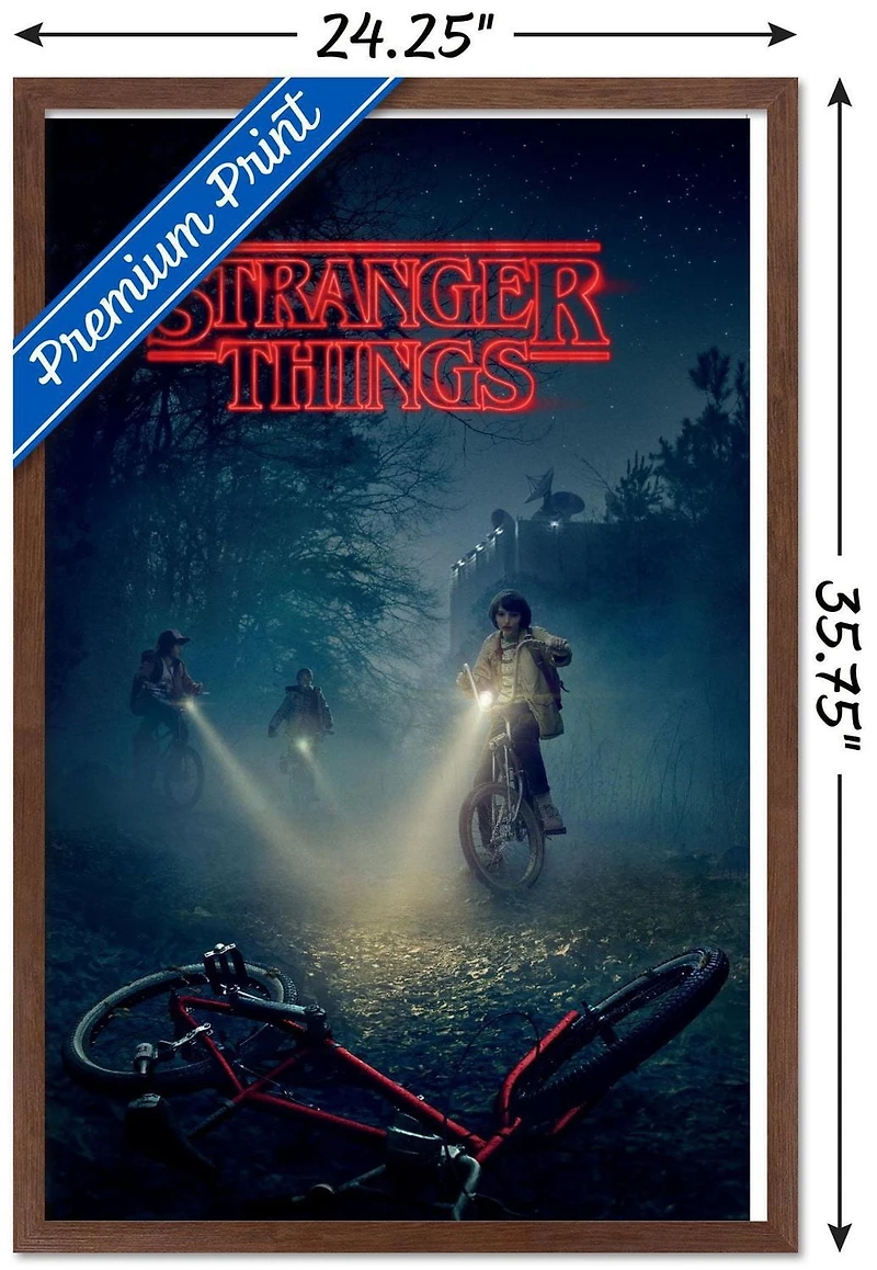 Netflix Stranger Things - Bikes Wall Poster