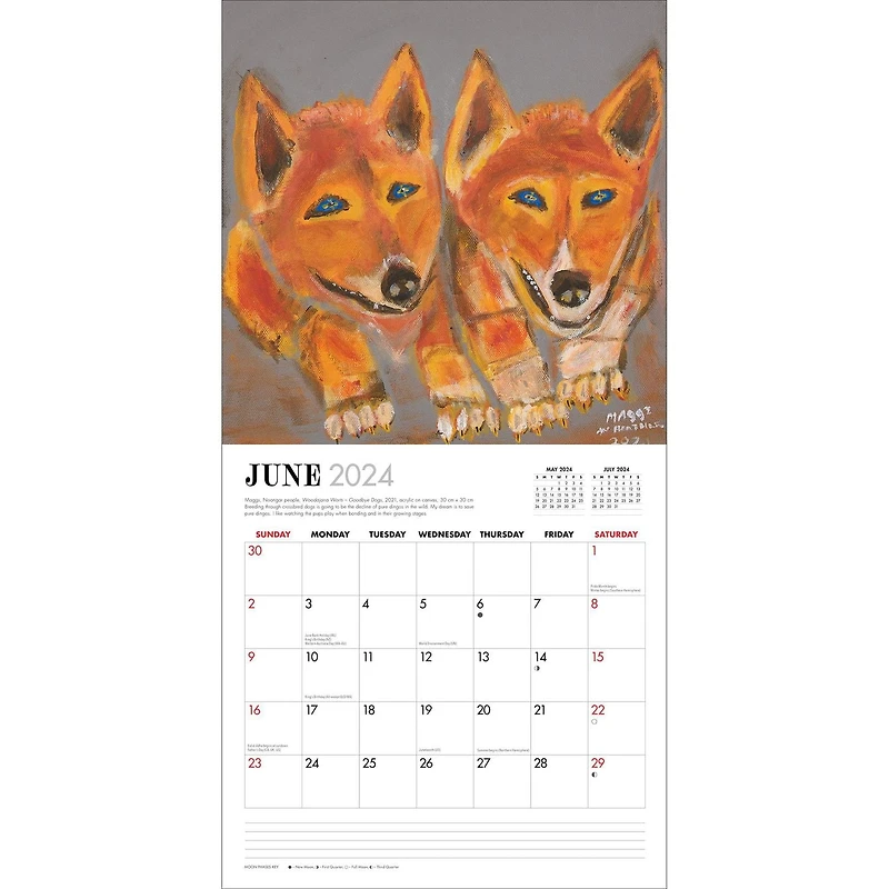 BrownTrout Art aborigène 2024 Mur Carré 30.48x60.96 CM, 9347301103537