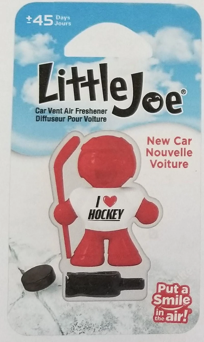 LITTLE JOE - HOCKEY Red, Vent-Clip Car Air Freshener