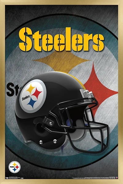 NFL Pittsburgh Steelers - Helmet 16 Wall Poster, 22.375" x 34"