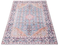 ECARPET Oriental Indoor Area Rug Flatweave Carpet for Living Room, Bedroom, Eco Friendly, Machine Washable, Senneh Collection