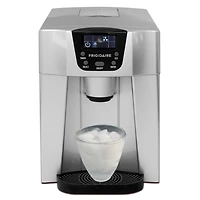 Machine à glaçons Frigidaire compacte et distributeur d'eau - Argent