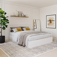 Nexera Aura 3 Drawer White Bed