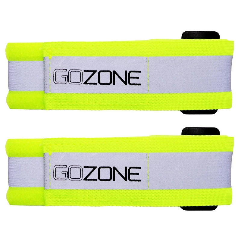 GoZone Reflective Bands – Lime/Grey, Adjustable fit